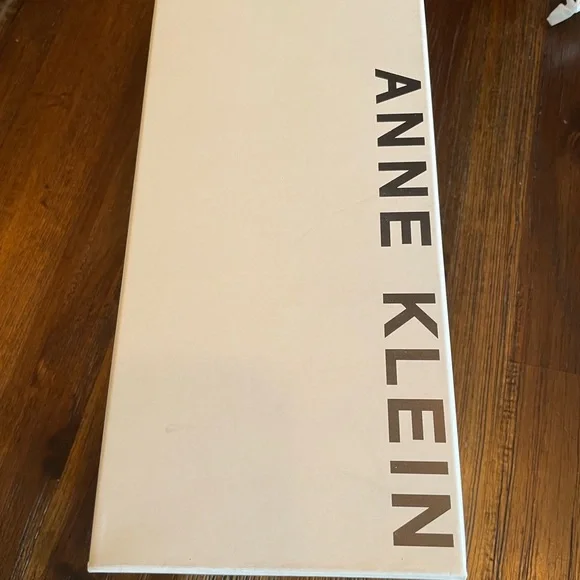 Anne Klein Navy Blue Flats with Silver Accent - Picture 7 of 9